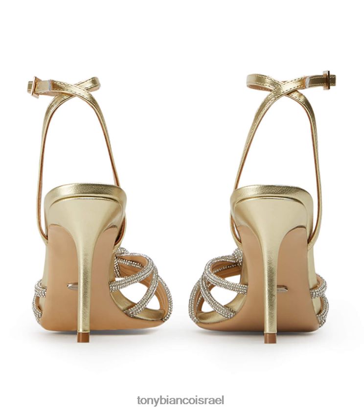 נעלי עקב | נשים נאפה זהב מתכתי Tony Bianco עקבים של הלנה 8BNR8T83